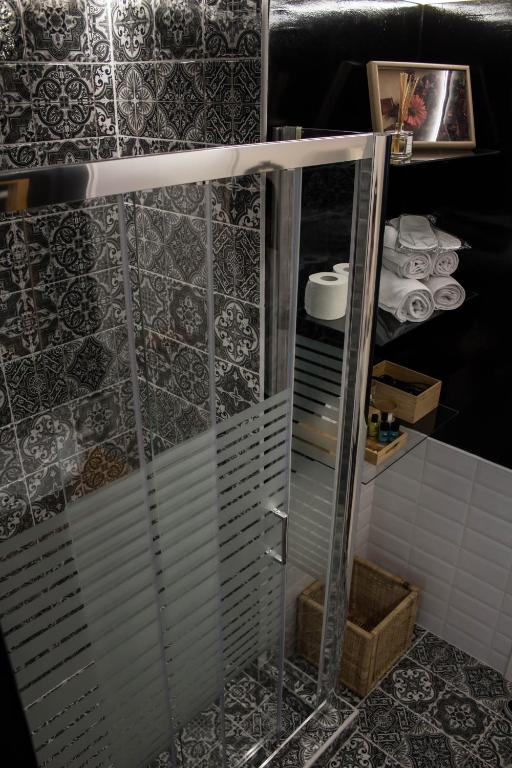 A bathroom at Super Stylish Apartments in Syntagma Square!