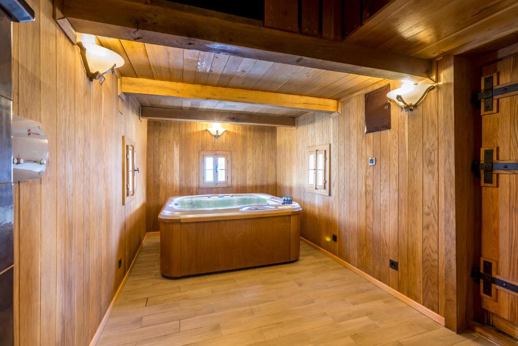 Posteľ alebo postele v izbe v ubytovaní Fenomen Plitvice Resort