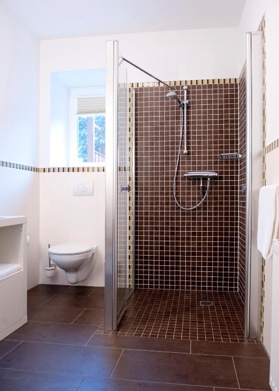 Koupelna v ubytování Hotel Waldquelle