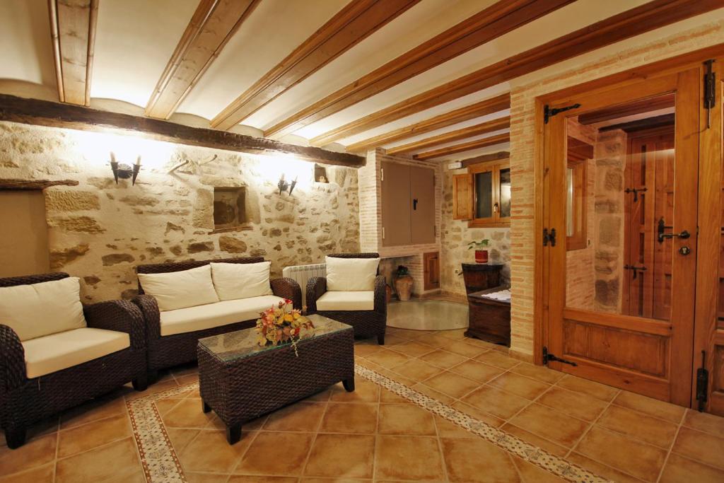 Posezení v ubytování Apartamentos Santa Agueda