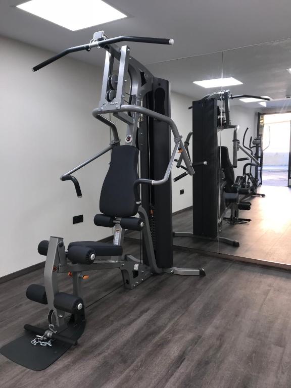 Fitness centrum a/nebo fitness zařízení v ubytování Hotel Civera