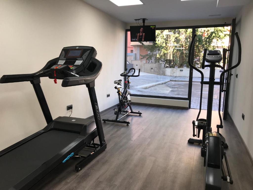 Fitness centrum a/nebo fitness zařízení v ubytování Hotel Civera