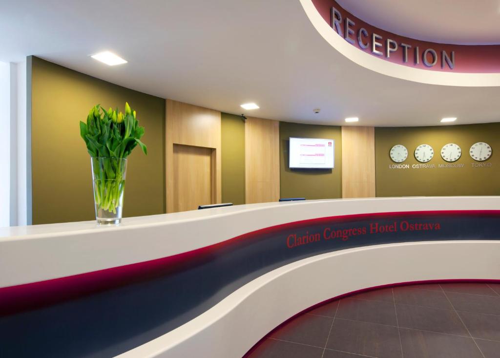 Vstupní hala nebo recepce v ubytování Clarion Congress Hotel Ostrava