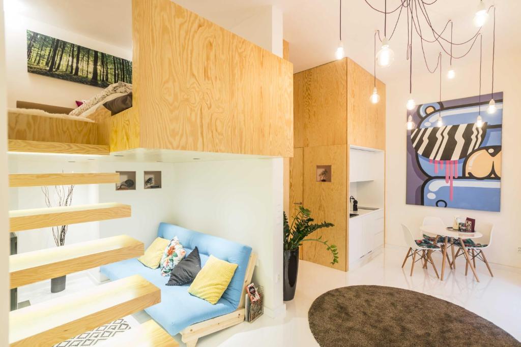 Posezení v ubytování Ruterra Studio with Private Terrace
