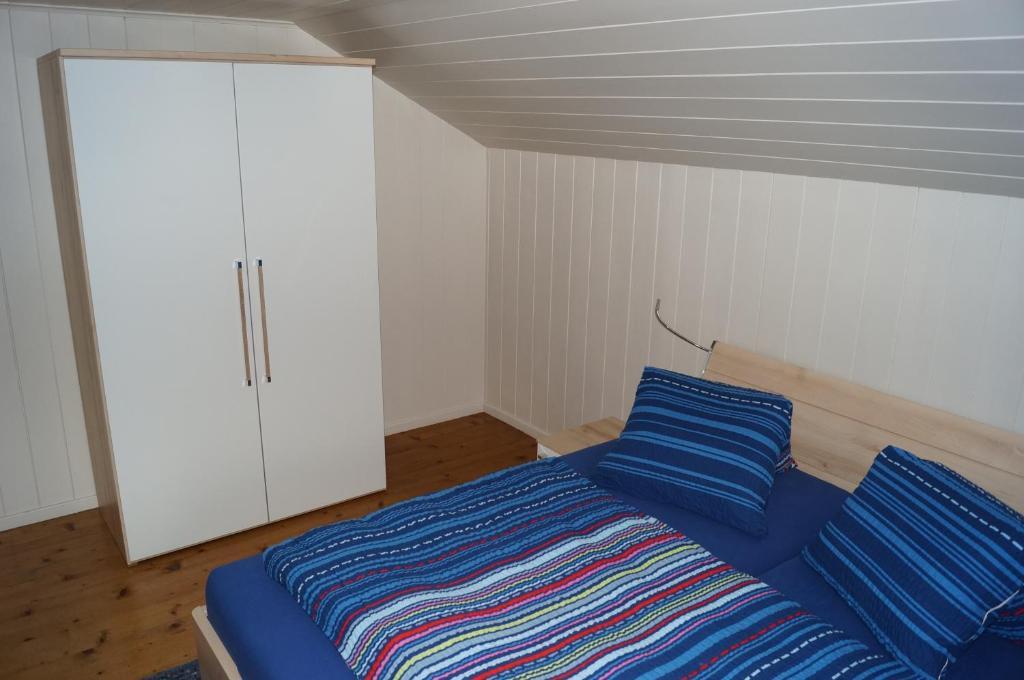 Postel nebo postele na pokoji v ubytování Ferienhaus Schils