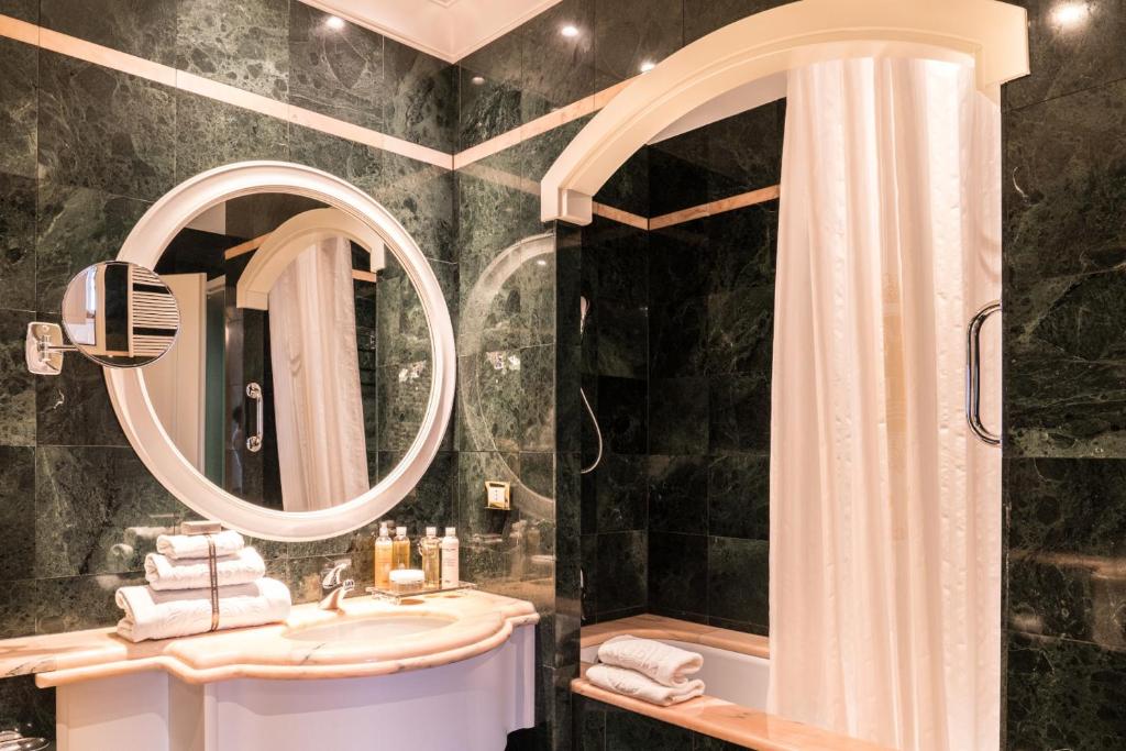 Kúpeľňa v ubytovaní Abano Grand Hotel