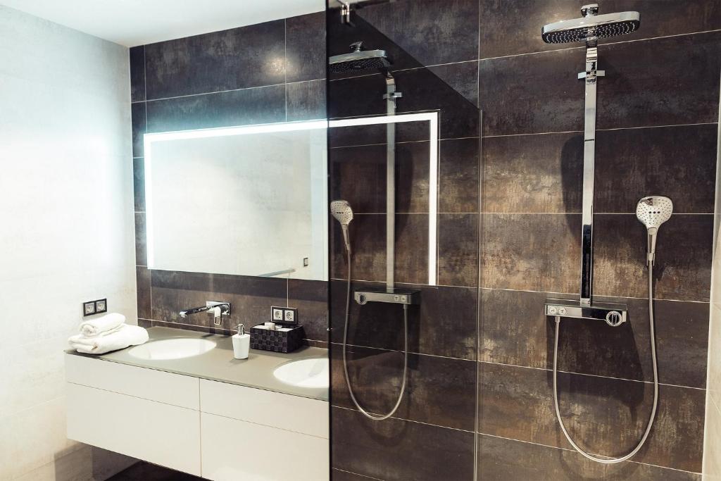 Koupelna v ubytování Hotel - Pension & Gaststätte "Alter König"