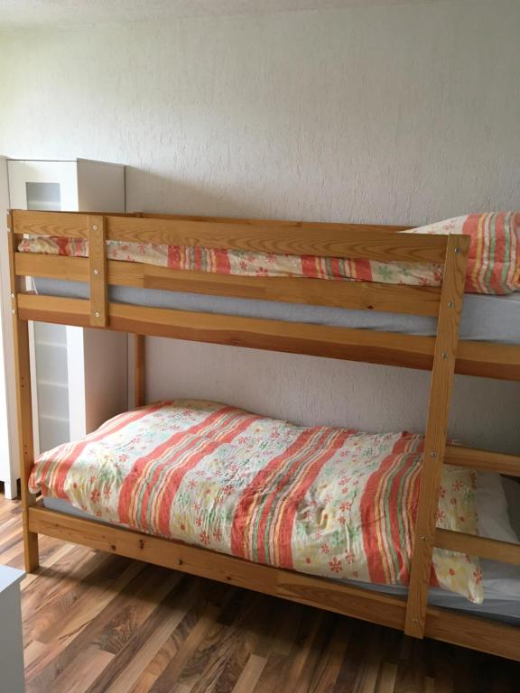 Postel nebo postele na pokoji v ubytování Haus Nova am Bollerberg