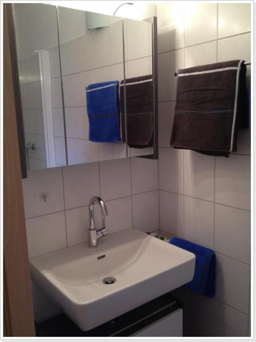 Kúpeľňa v ubytovaní Ferienwohnung Haus Einhirn