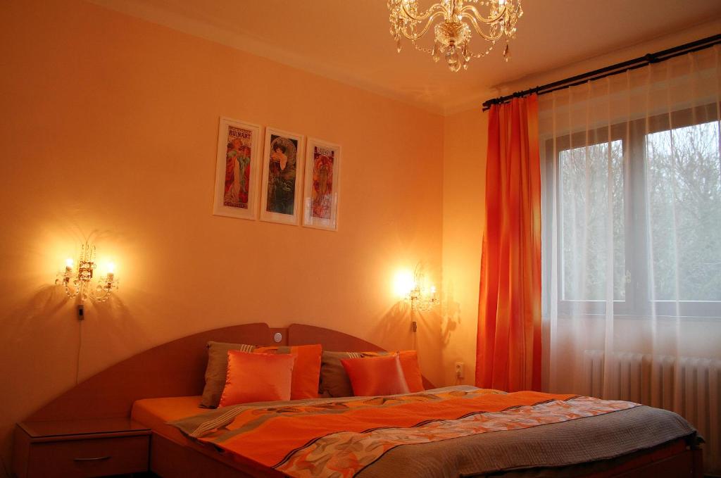 Postel nebo postele na pokoji v ubytování A.Dalia