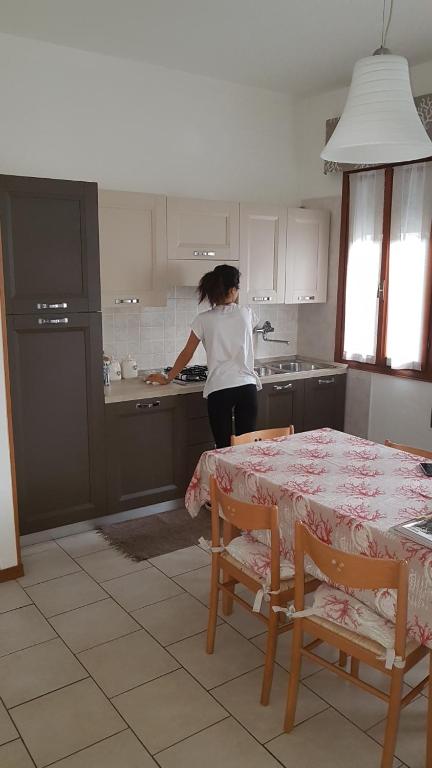 Kuchyň nebo kuchyňský kout v ubytování Villa Gardenia