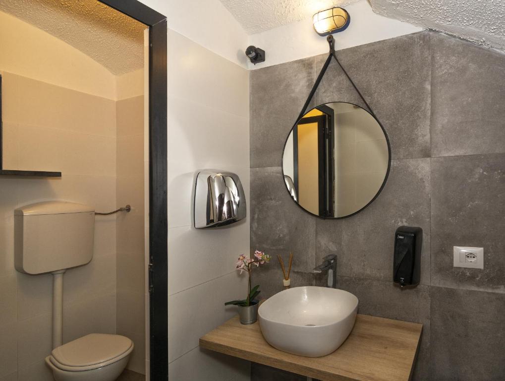 Koupelna v ubytování Hotel Amalfitana