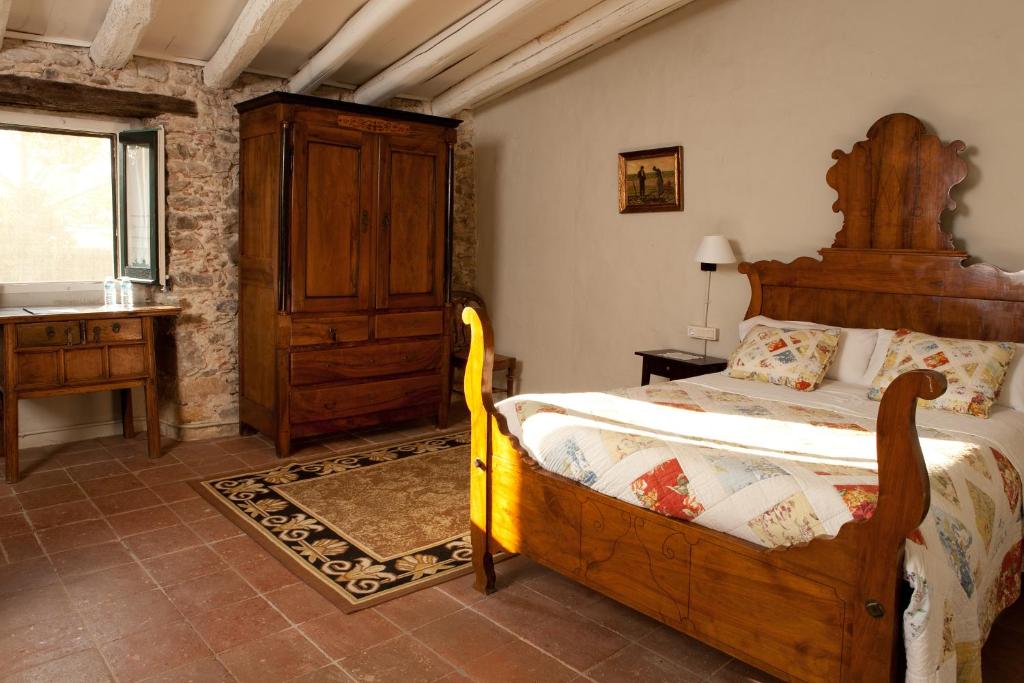 Postel nebo postele na pokoji v ubytování Turisme Rural Mas Masaller