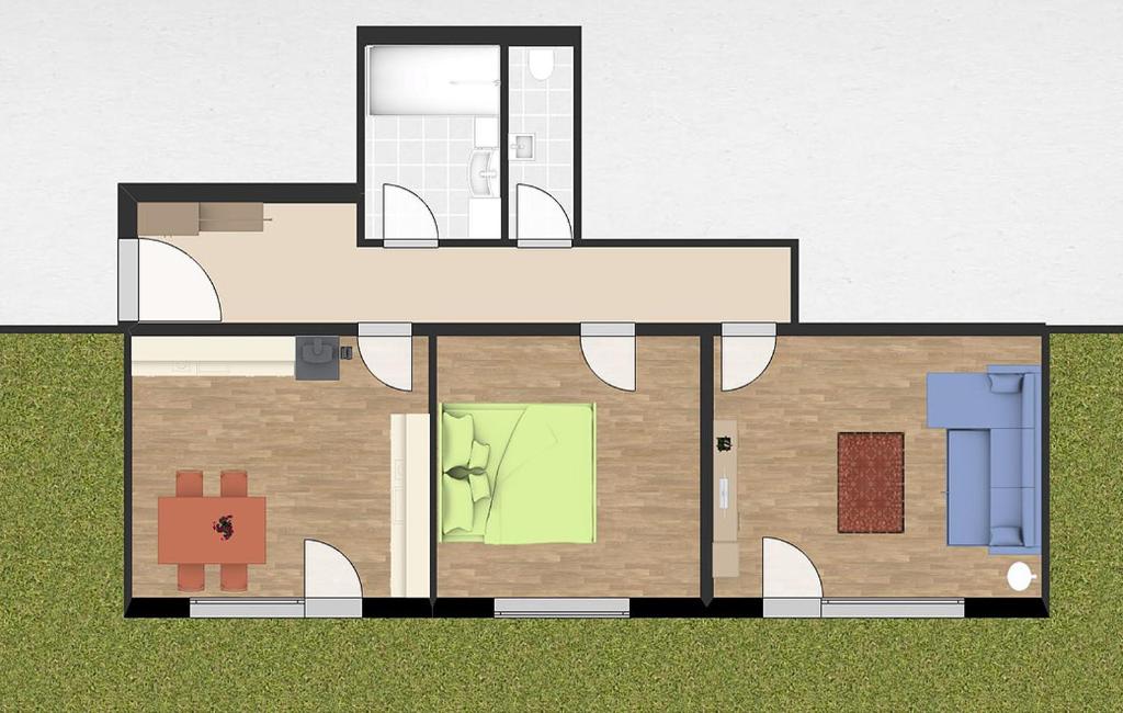 Půdorys ubytování Stubai Apartment Telfes