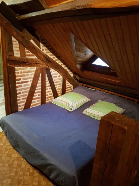 Postel nebo postele na pokoji v ubytování Chambres d'hôtes Châtres-Sur-Cher