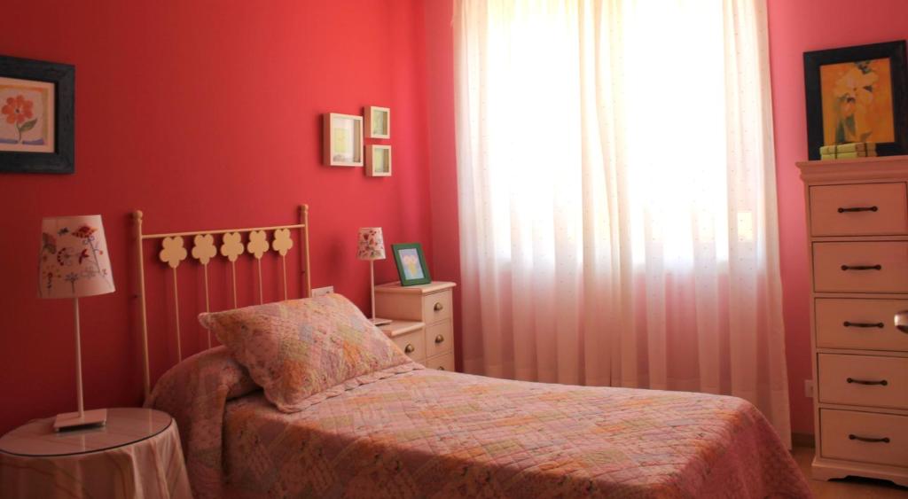 Posteľ alebo postele v izbe v ubytovaní APARTAMENTO HARINERA-AOIZ