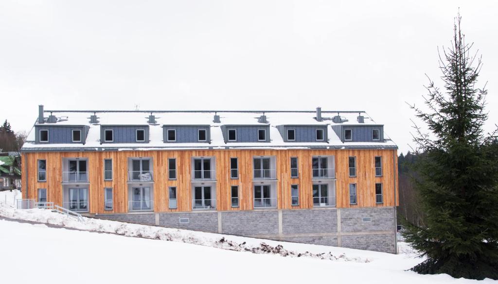 Budynek, w którym mieści się apartament
