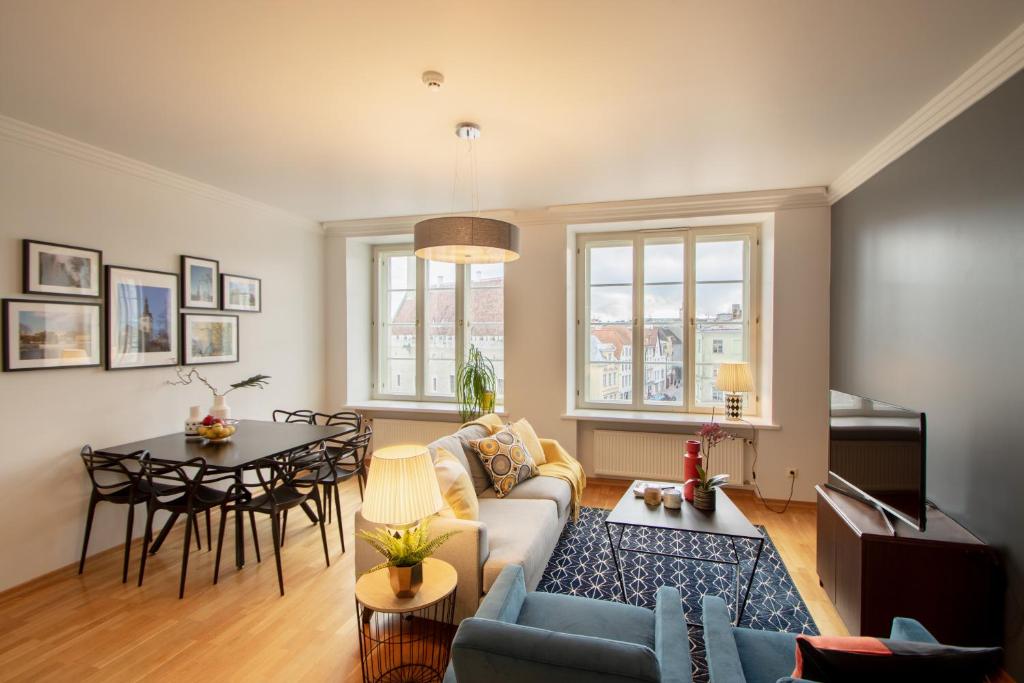Istumisnurk majutusasutuses Tallinn City Apartments - Old Town