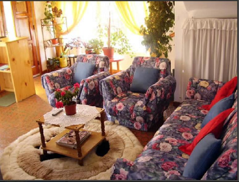 Posezení v ubytování Residencial Sissus