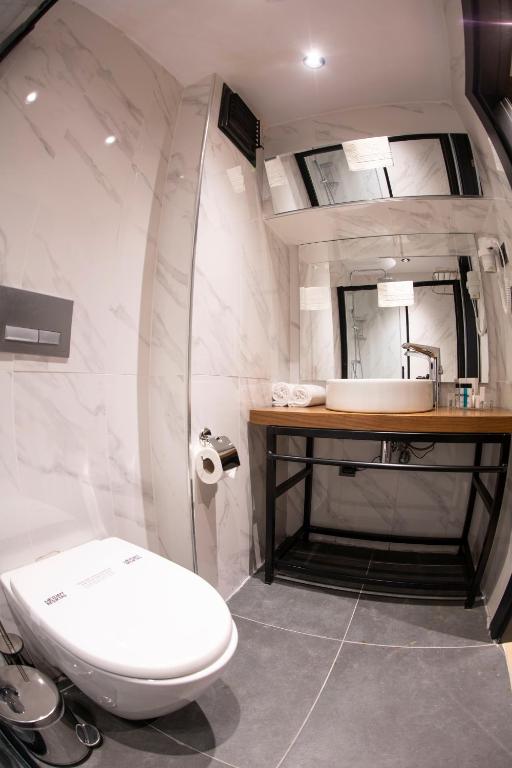 Koupelna v ubytování Meydan Besiktas Hotel