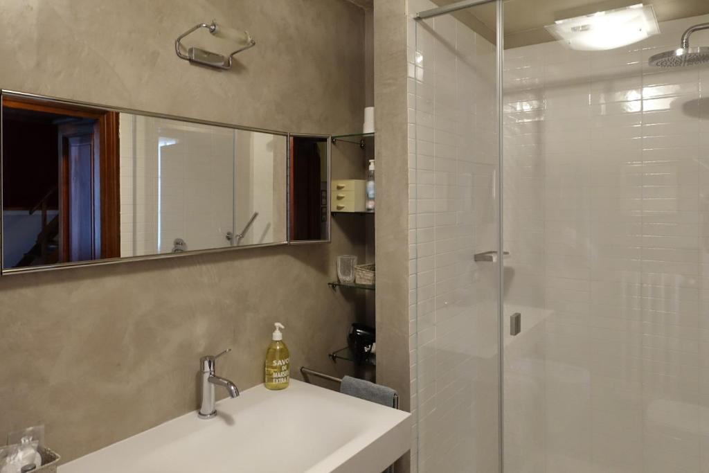 Koupelna v ubytování Palazzo Arrivabene B&B