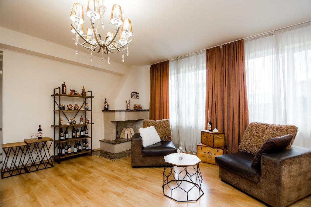Posezení v ubytování Hotel Diamond