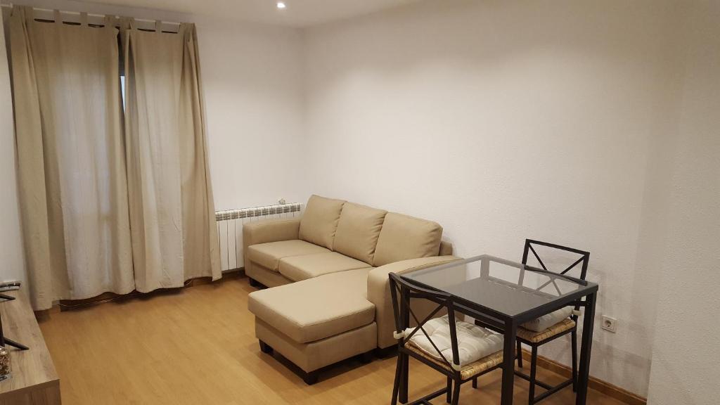 Posezení v ubytování Apartamenticos Boggiero II