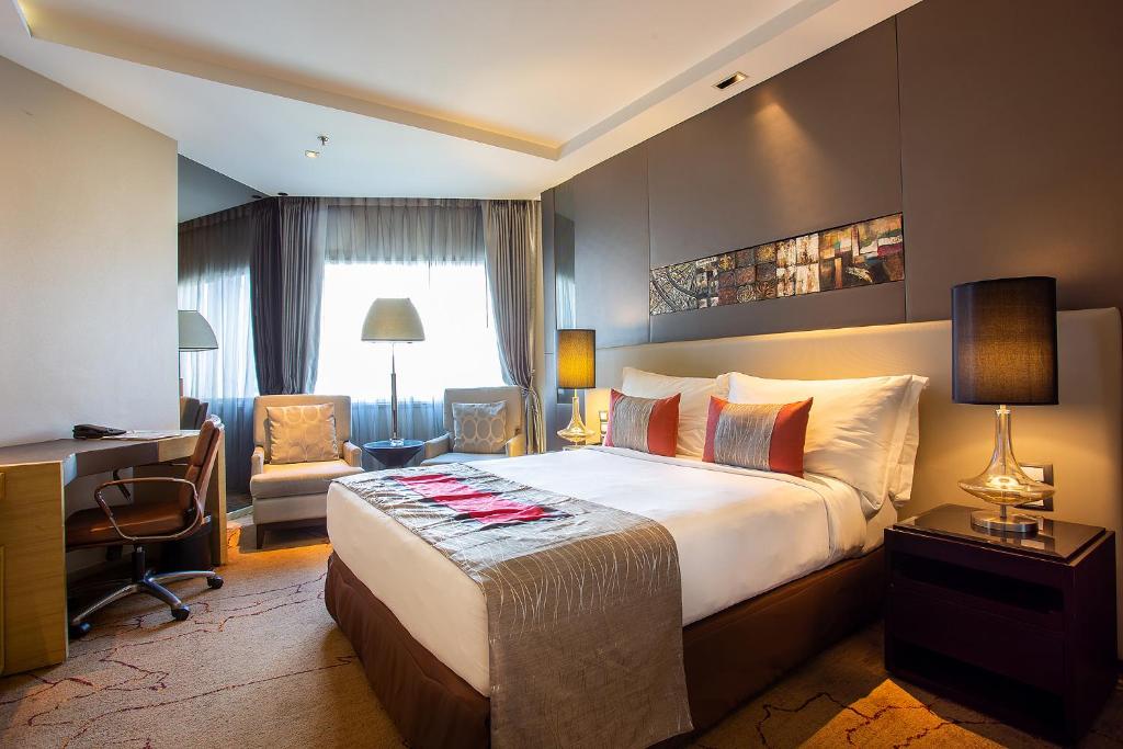 Postel nebo postele na pokoji v ubytování Graceland Bangkok by Grace Hotel - SHA Extra Plus