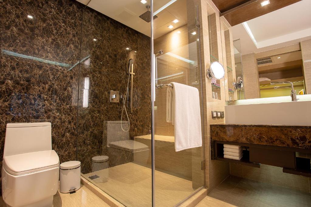 Koupelna v ubytování Graceland Bangkok by Grace Hotel - SHA Extra Plus