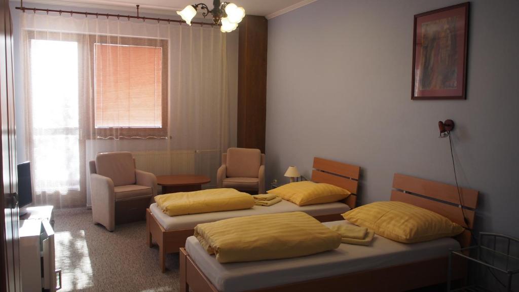 A seating area at Hotel Slnecny Dvor