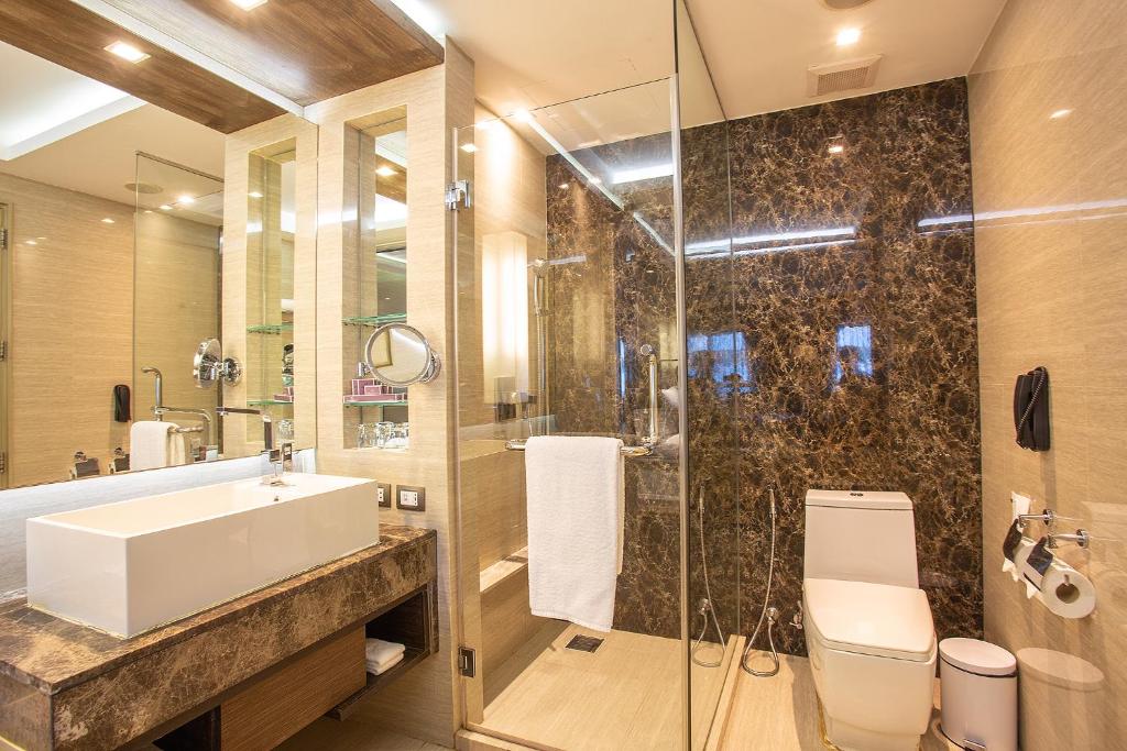 Koupelna v ubytování Graceland Bangkok by Grace Hotel - SHA Extra Plus