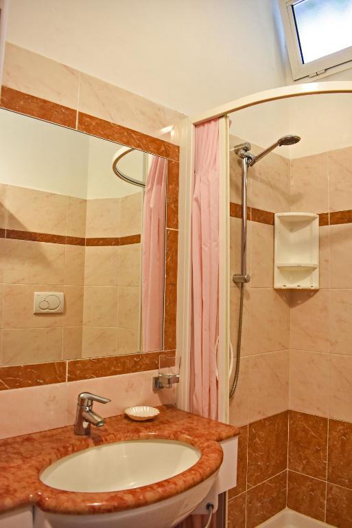 Koupelna v ubytování Hotel Dear Rimini