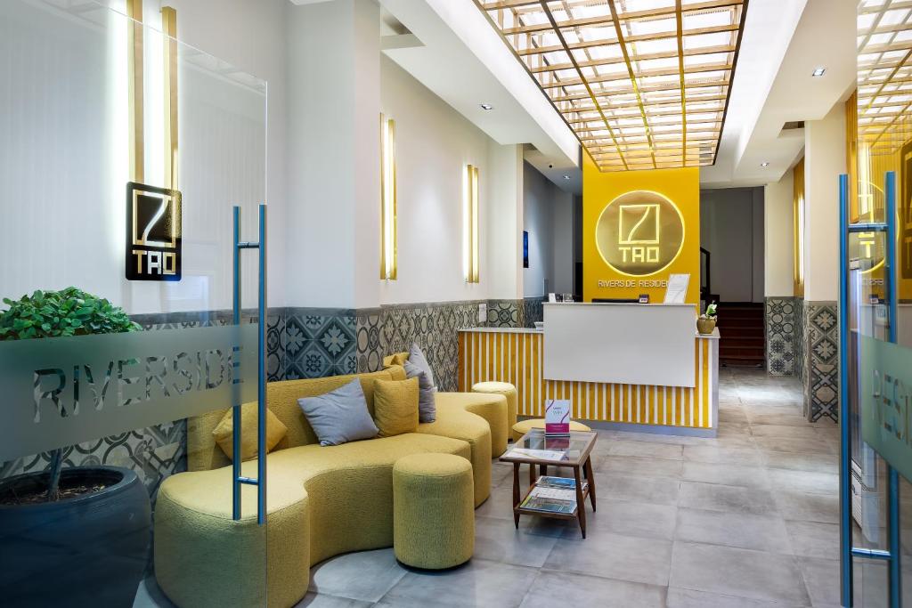 Posezení v ubytování TAO Riverside Residence