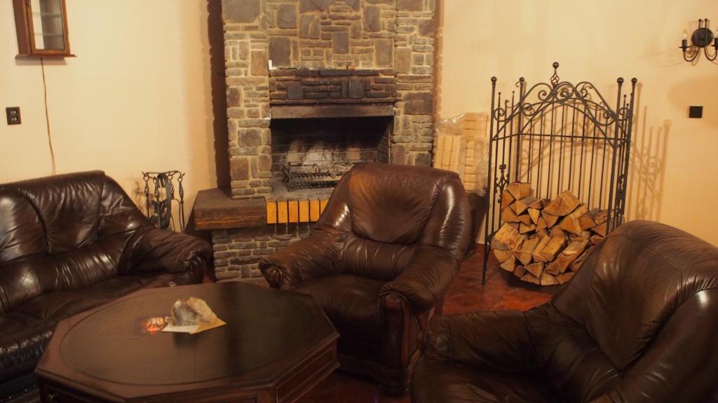 A seating area at Hotel Slnecny Dvor