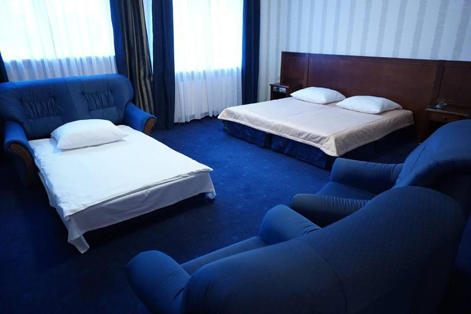 Postel nebo postele na pokoji v ubytování Hotel Mistral