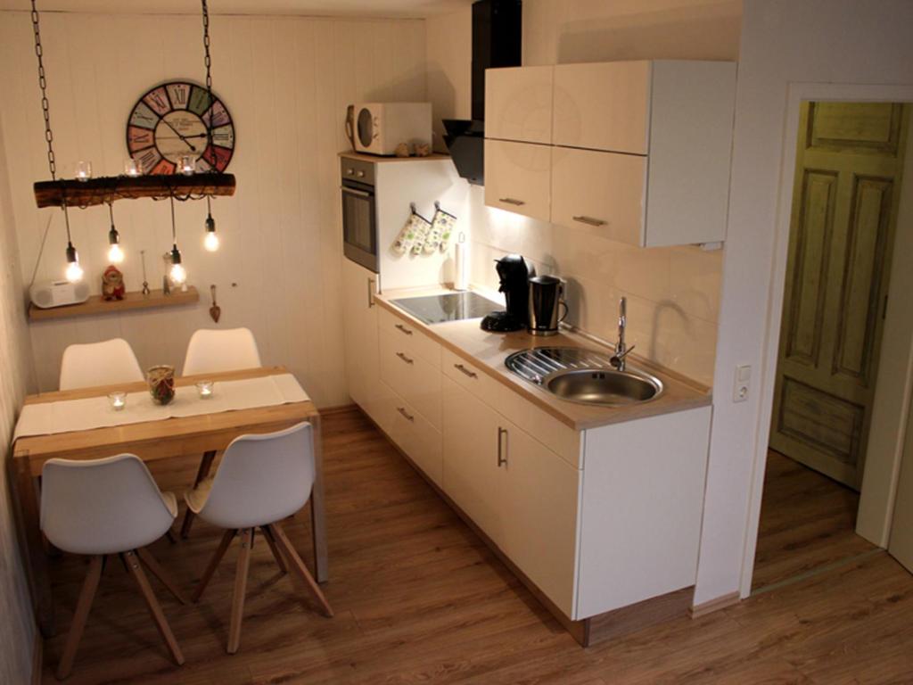 Kuchyň nebo kuchyňský kout v ubytování Beste Lage