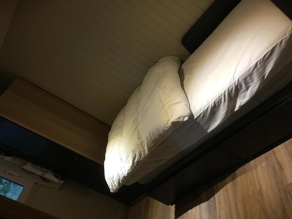 Postel nebo postele na pokoji v ubytování Genieterke