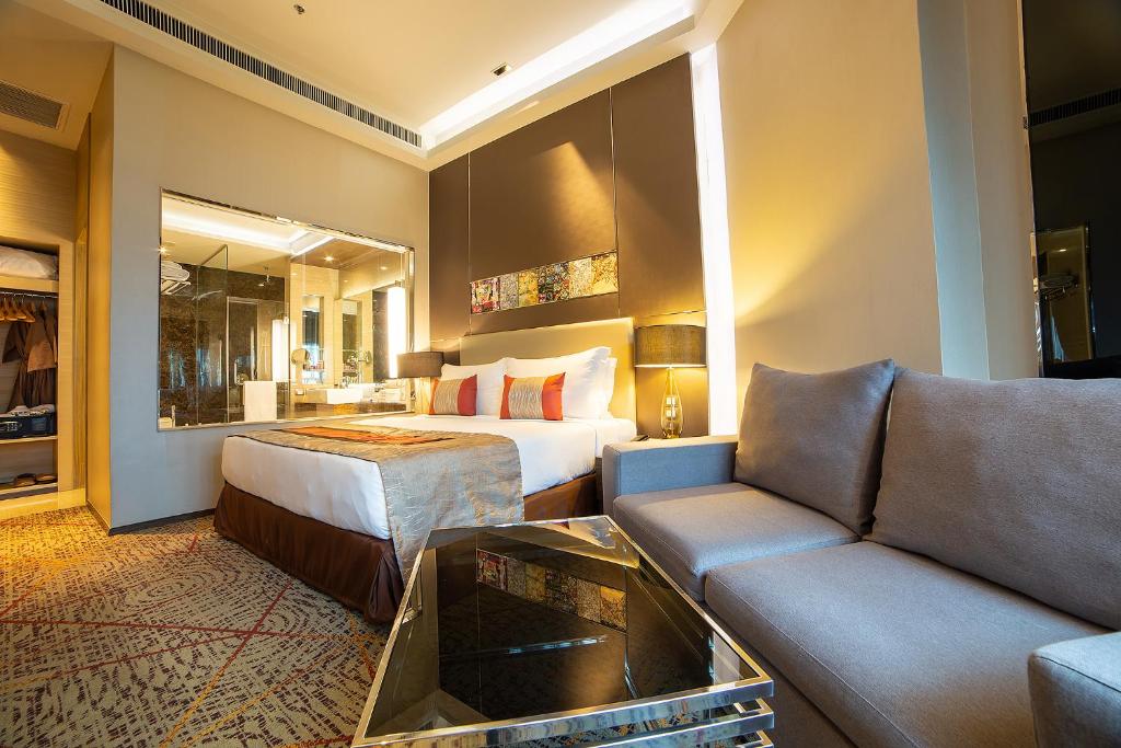 Posezení v ubytování Graceland Bangkok by Grace Hotel - SHA Extra Plus