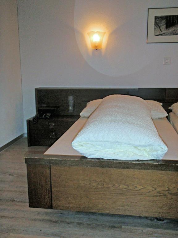 Postel nebo postele na pokoji v ubytování Gasthof Löwen