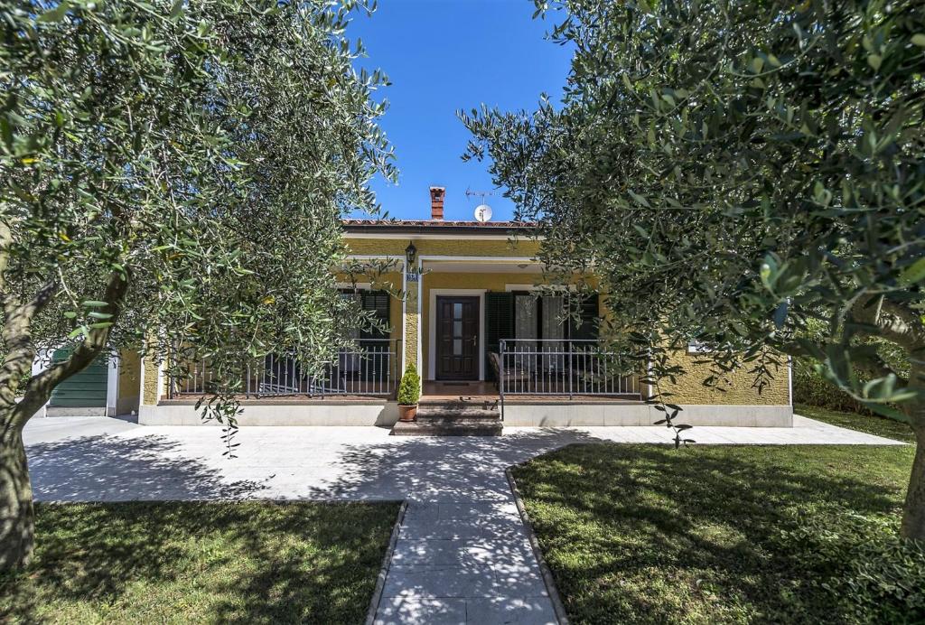 Vonkajšia záhrada v ubytovaní Spacious Three-Bedroom Villa Balun with Pool