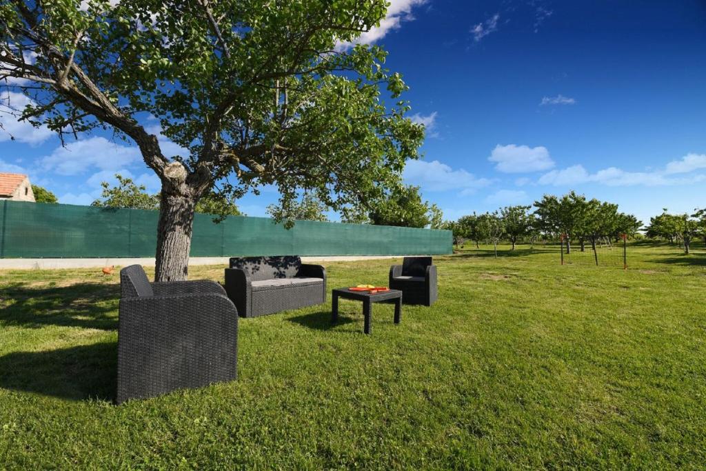 Vonkajšia záhrada v ubytovaní Beautiful Villa Petra with Summer Kitchen and Pool