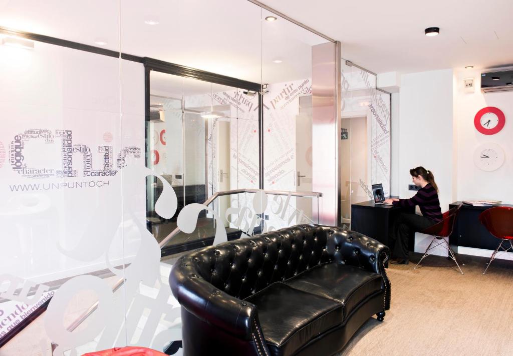 Fitness centrum a/nebo fitness zařízení v ubytování Hospedium Hostal Un Punto Chic