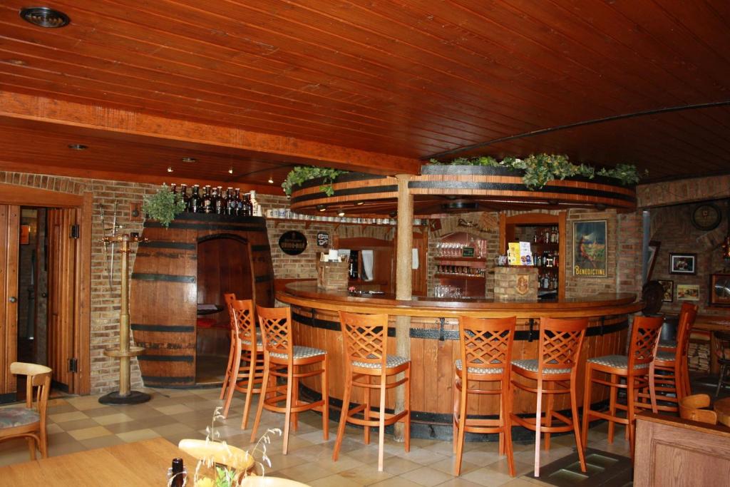 Lounge nebo bar v ubytování Privathotel Brügges Loui