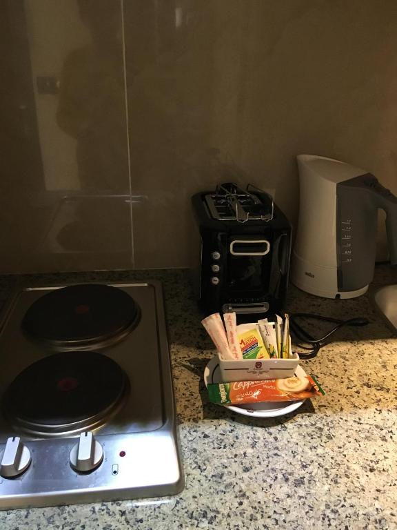 Kuchyň nebo kuchyňský kout v ubytování E-Just Hotel Borg El Arab
