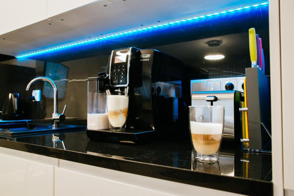 Kuchyňa alebo kuchynka v ubytovaní Apartament Lukrecja
