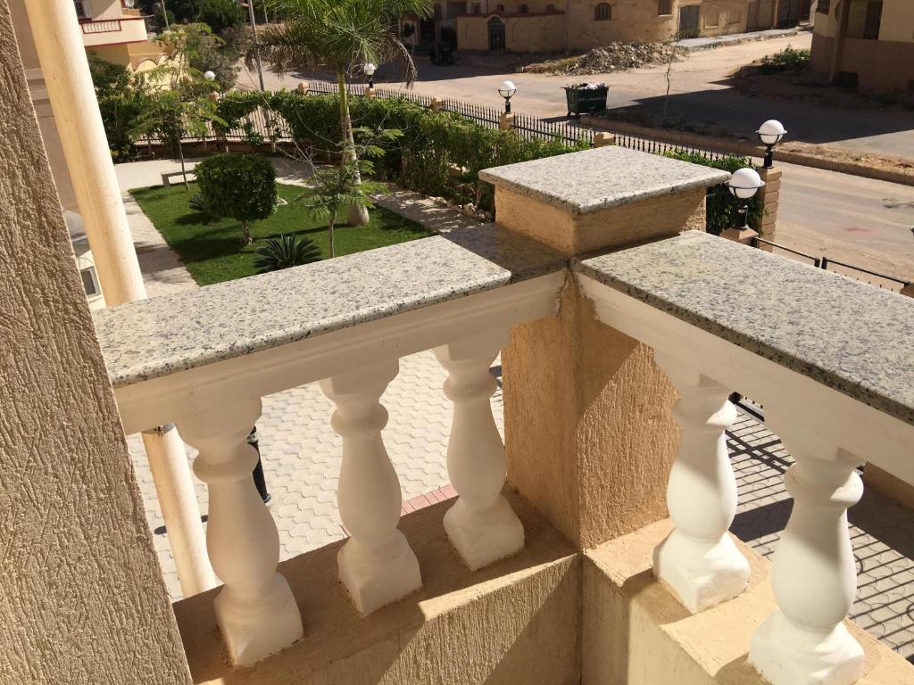 Balkón nebo terasa v ubytování E-Just Hotel Borg El Arab