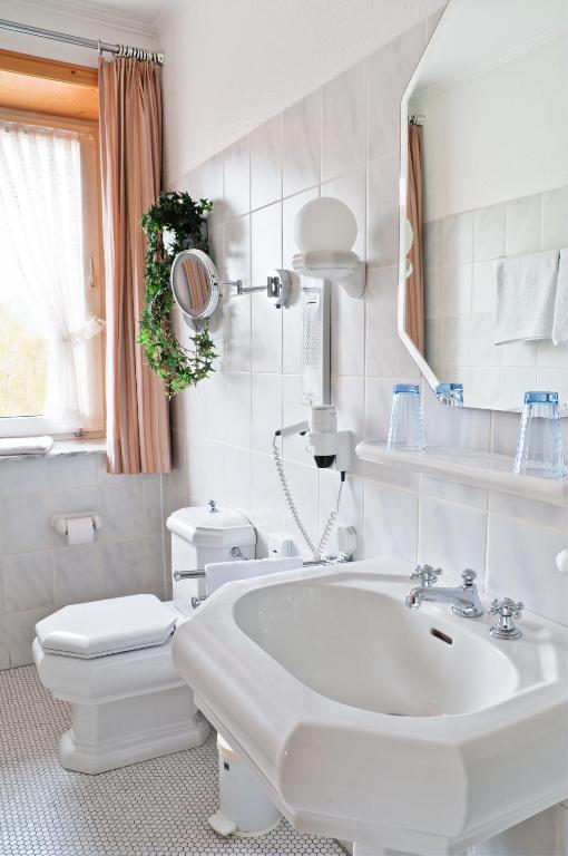 Koupelna v ubytování Privathotel Brügges Loui