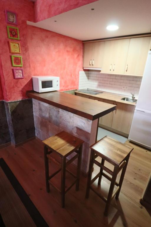 Kuchyňa alebo kuchynka v ubytovaní Apartamento Ginebra Deluxe