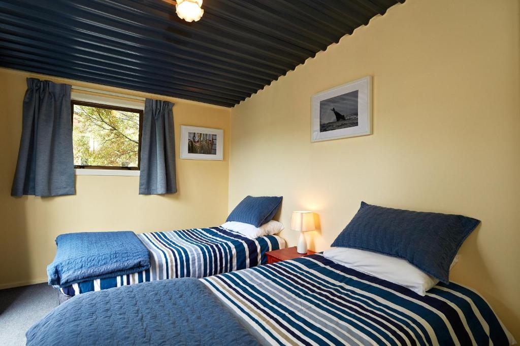 Postel nebo postele na pokoji v ubytování Sails Motel