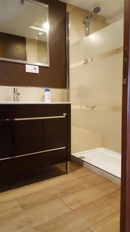 Koupelna v ubytování Hostel Costa Gijon